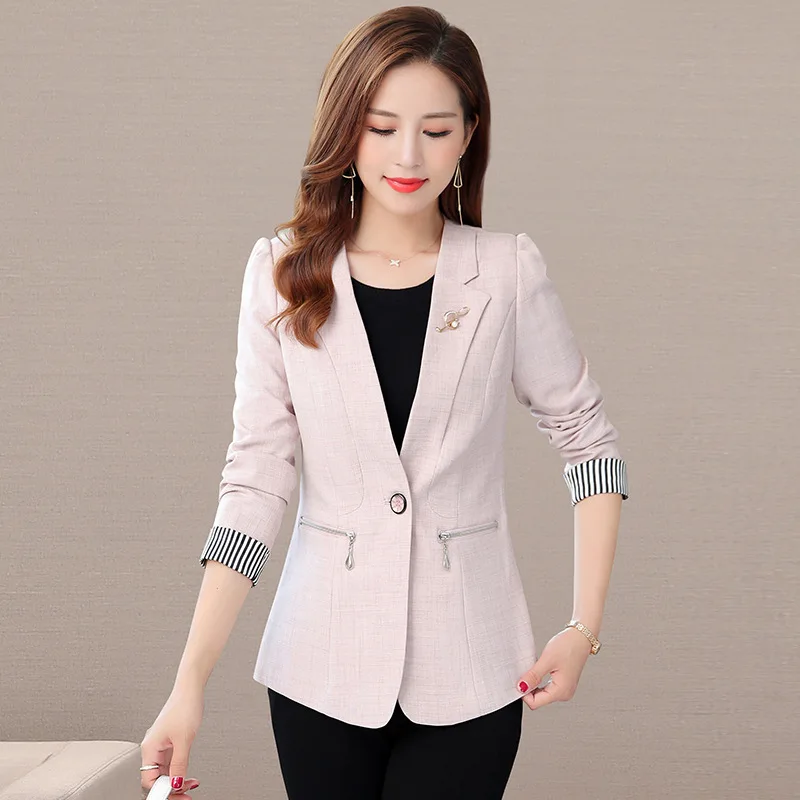 

Small Suit Coat Women's 2019 Autumn New Style Korean-style Slim Fit Slimming Versatile Fashion Elegant Suit Fashion