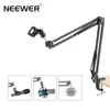 Neewer NB-35 – support de Microphone de Studio de radiodiffusion, ciseaux à flèche, support de bras de Suspension, pour montage sur PC, ordinateur portable, Notebook ► Photo 1/6