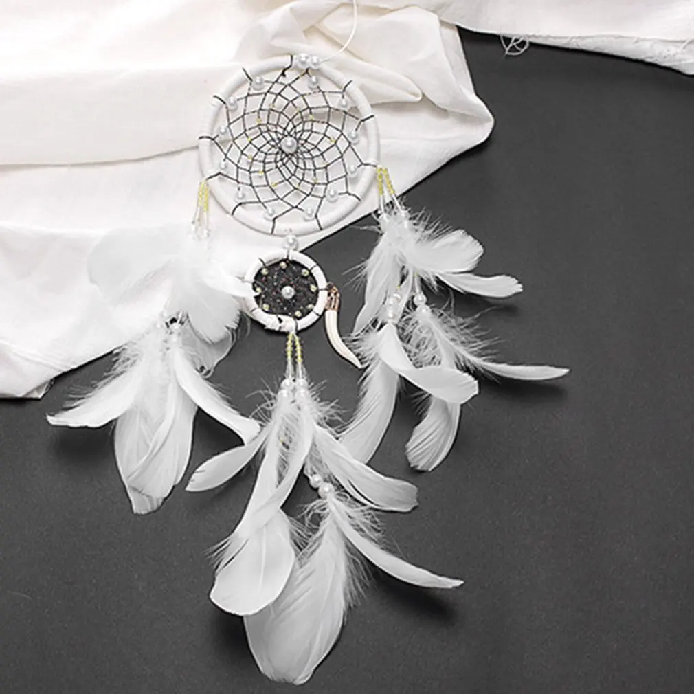 XR099 Wind Chimes Handmade Indian Dream Catcher Net Wall Hanging Dreamcatcher Craft Gift Home Decoration