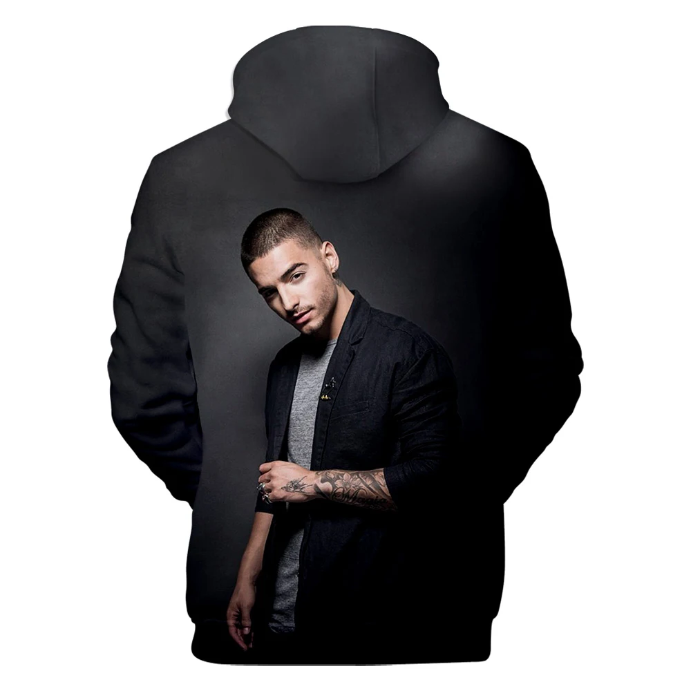 Горячая maluma толстовки для мужчин и женщин с 3D принтом толстовки maluma осенне-зимние спортивные костюмы пуловеры с капюшоном Классическая мода