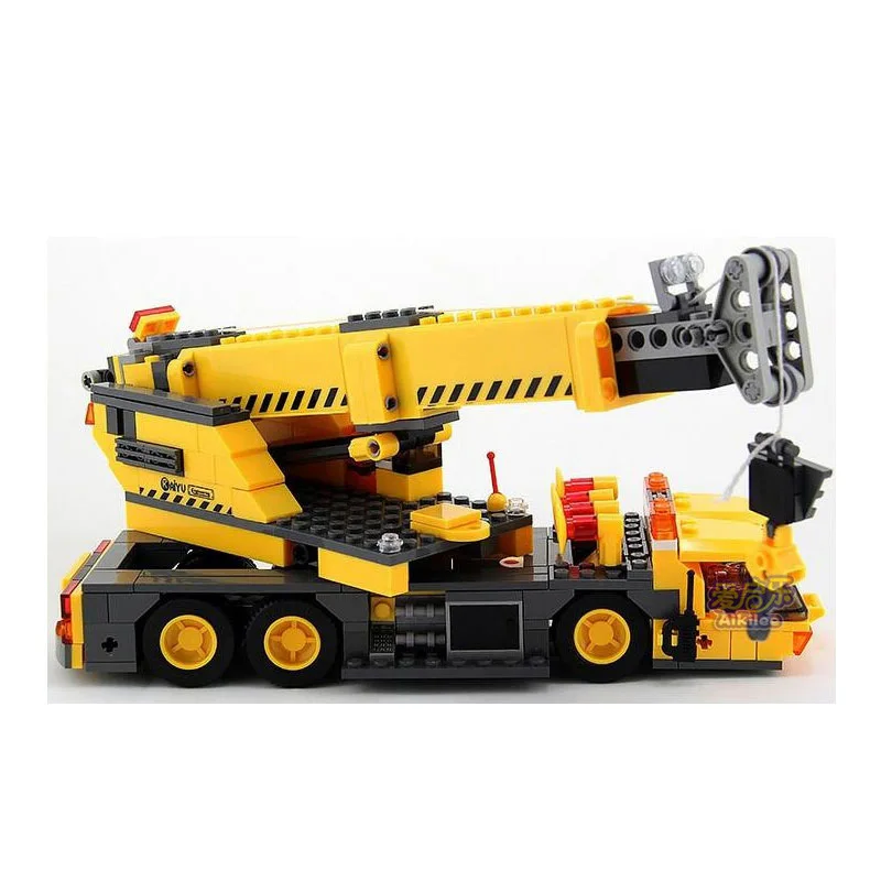 

KAZI 8045 City Series Architecture Heavy Duty Engineering Crane Children'S Educational Fight Inserted Assembled Building Blocks