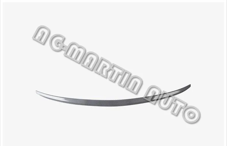 Carbon fiber Sline style back boot lip spoiler wing trunk spoiler auto rear spoiler wing for Audi A3 S3 sedan