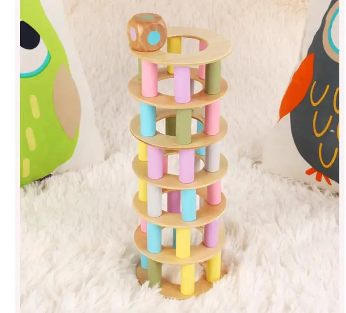 Новая наборная игрушка-головоломка с высоким балансом. Игрушка для сотрудничества с родителем и ребенком