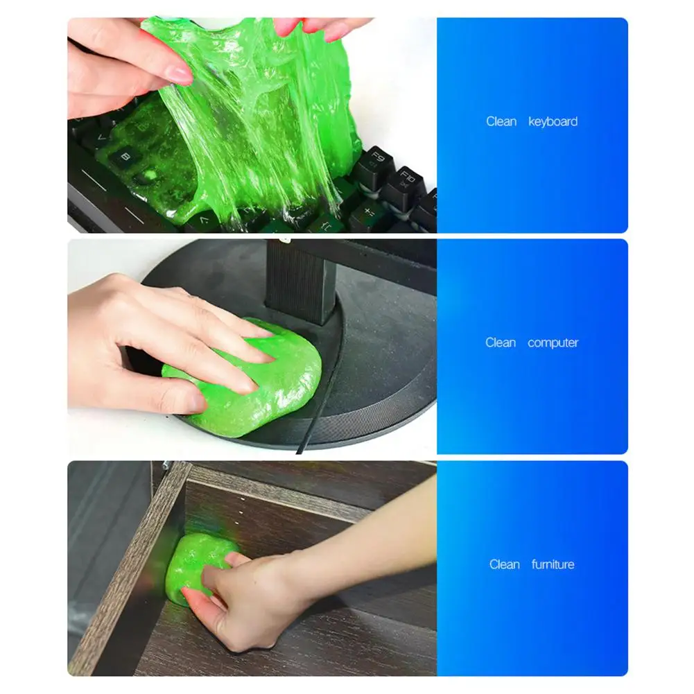 Multifunction Soft Car Clean Mud Gel Cleaning Sponge To Remove Dust Keyboard Cleaning Camera