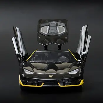 

Simulate Alloy Car Model 4-door Sound Light Pull Back Toy Car