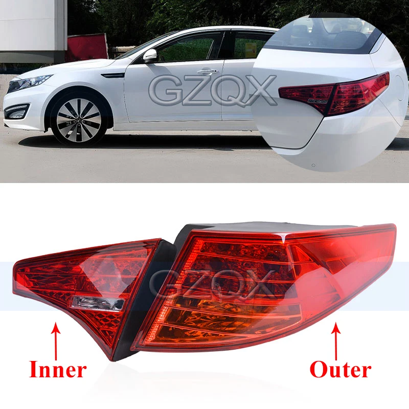 CAPQX для KIA K5 Оптима 2011 2012 2013 задний стоп-сигнал светильник хвост единый фонарь taillamp