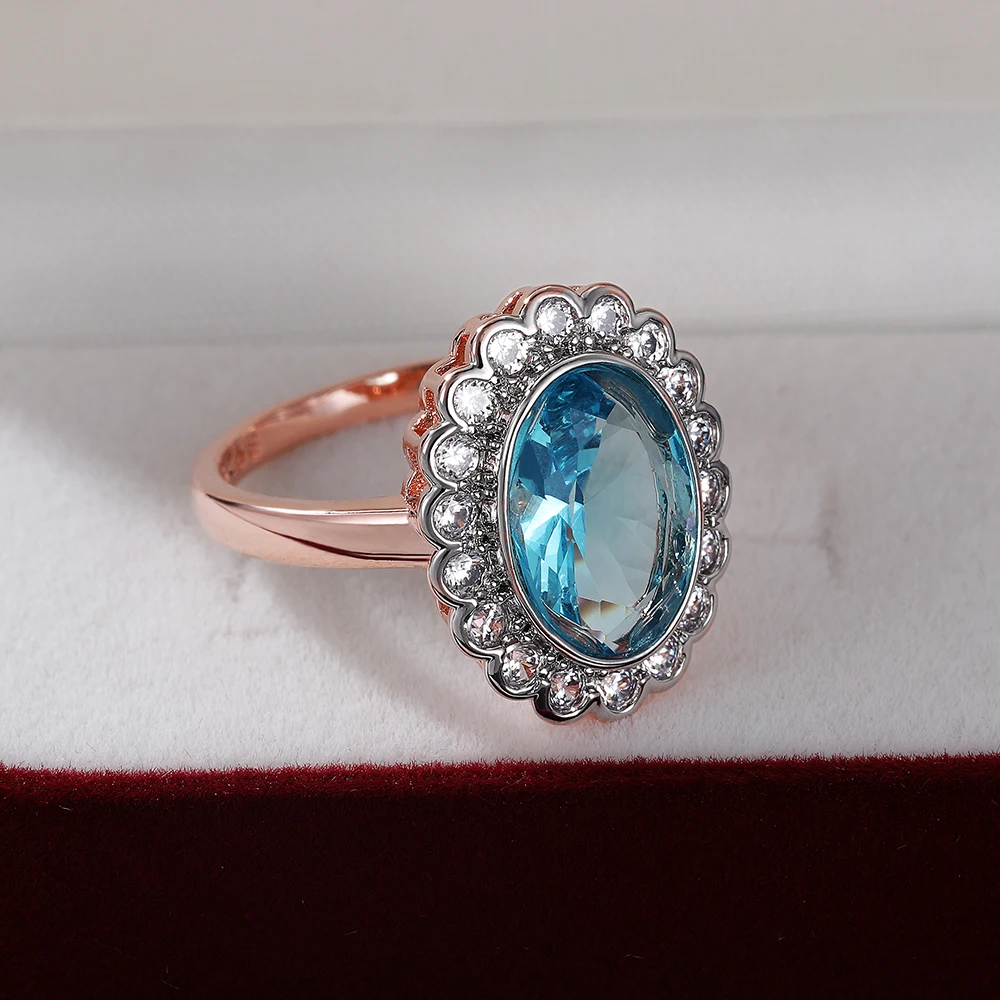 Waliicorners Sunflower Design Women Rings Inlaid Shiny CZ Stone Elegant Female Wedding Engage Party Ring 11 Hfa5caddd8f2c4441b119ecfda7e7c9d27