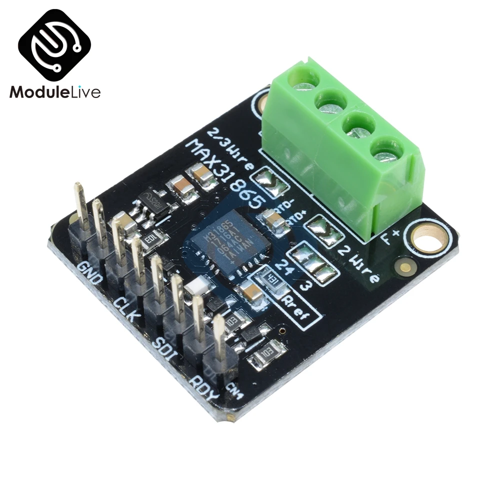 MAX31865 SPI PT100/PT1000 RTD to Digital модуль усилителя датчика температуры термопары для Arduino 3