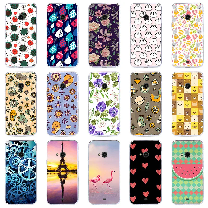 

EVTDASDL TPU Case For Microsoft Nokia Lumia 535 N535 Case Painted Bag Shell Cover For Nokia Lumia 535 Case