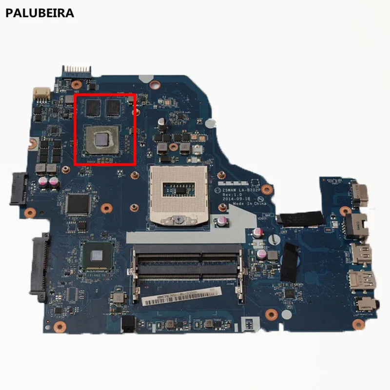 PALUBEIRA A5WAH LA-B702P для acer E5-572 NBMQ011001 Материнская плата ноутбука тест LA-B702P с видеокартой чип оригинальная материнская плата