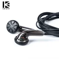 KBEAR Stellar 15.4mm dynamiczny sterownik japoński PPS płaskie zatyczki do uszu HIFI gry muzyczne z mikrofonem słuchawki flagowe słuchawki douszne KBEAR Knight 1