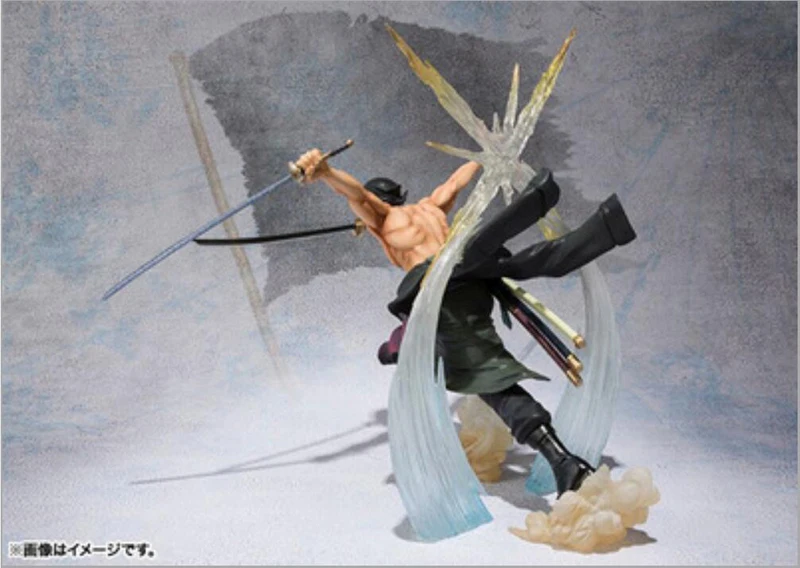 Один кусок Zoro Ronoa 3D2Y три ножа Phantom Ghost Cut Ver. Саурон ПВХ фигурка коллекция модель подарок Луффи 21 см