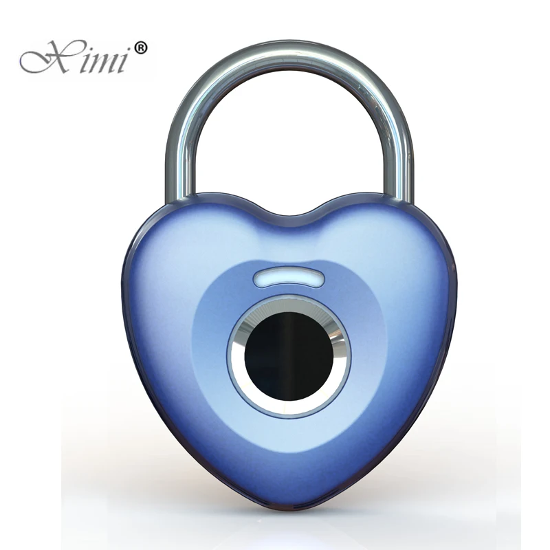 Blue Новое поступление мини-замок смарт-сканер отпечатков пальцев без ключа разблокировка Paylock с USB - Цвет: Blue