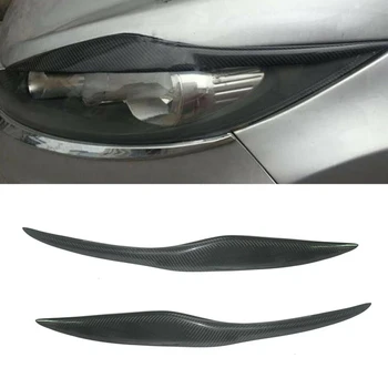 

DWCX ABS Carbon Fiber Headlight Eyelid Eyebrow Cover Trim Sticker Fit for Ford Fiesta MK7 2008 2009 2010 2011 2012
