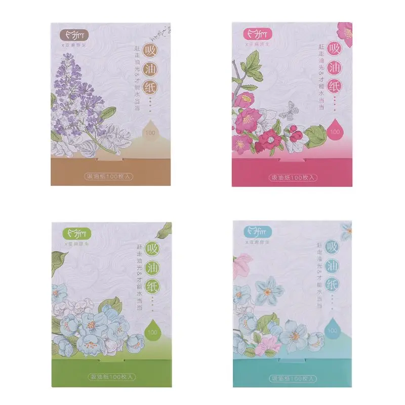 100 шт. масло для растушевки листок на бумаге абсорбирующее лица контроль жирности