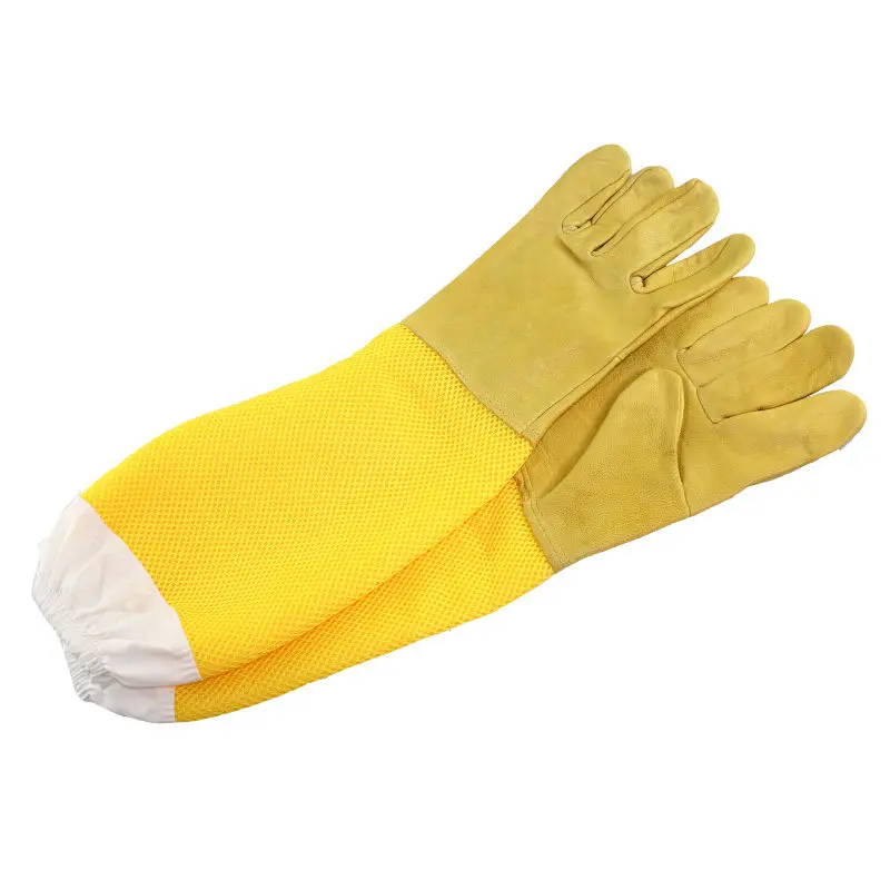 Beekeeping equipment Gloves Bee Clothes Sheepskin 3D Cotton Breathable Sleeves Professional apiculture Tools Beekeeper Supplies