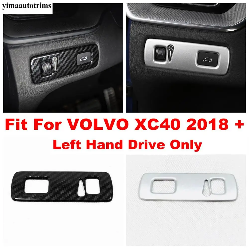 Для VOLVO XC40 2018 2019 2020 2021 головного света лампы кнопка включения Панель накладка ABS