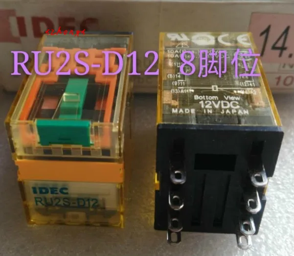 Подлинный Idec промежуточное реле ru2s-d12 DC12V 10A