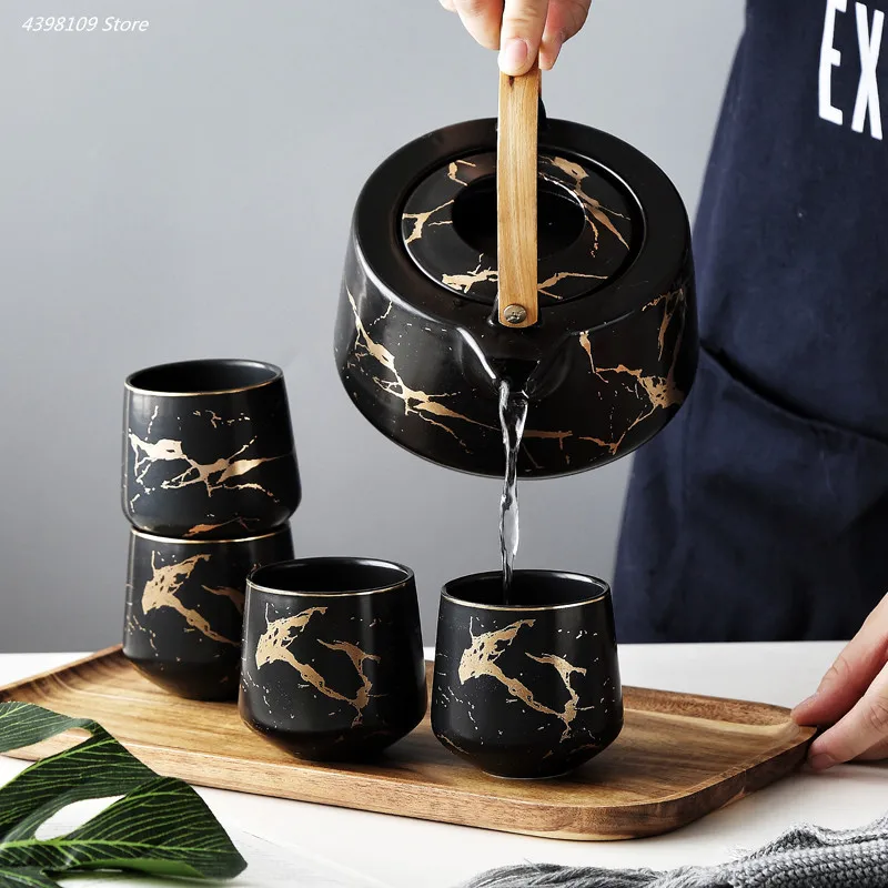 Чайный набор серии Marble Скандинавская керамическая кружка для кофе чайный