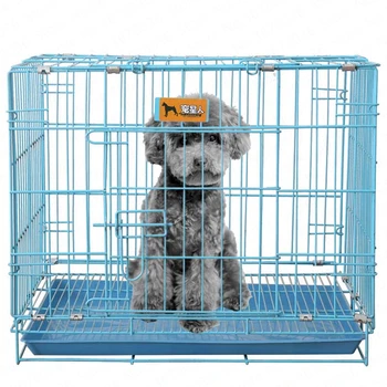 

Dog Cage Teddy With Toilet Bold Folding Indoor General Small And Medium Dog Rabbit Cat Cage Portable Pet Nest