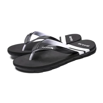 

Men Summer Slippers Flip Flop Slipper Sandal Casual Outdoor Non-Slip Beach Slipper Different Non-Slip Beach Male Shoes #5.5