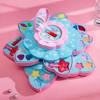 

Children Makeup Toy Set Pretend To Play Princess Pink Makeup Beauty Water-soluble Formula Is Safe And Non-toxic For Girls Gift