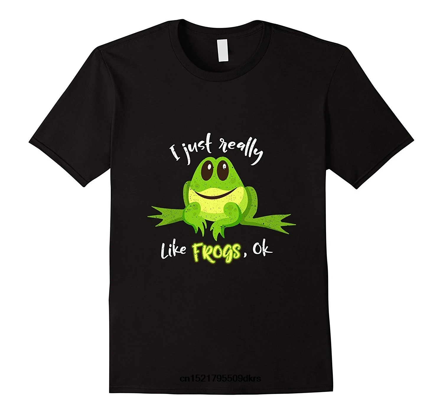 Men t shirt Frog TShirt - I Just Really Like Frogs Ok Animal Shirt t-shirt novelty tshirt women |