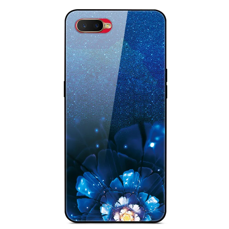 Enhanced Painted Tempered Glass Back Cover - Hard Protective Phone Case
