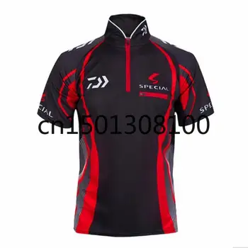 

2020 new Men Outdoors Clothes Fishing Clothing Anti-UV Special Wicking Breathable Short Sleeve Fishing Shirt