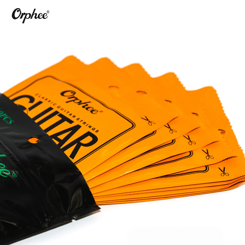 Нейлоновые струны Orphee для гитары классической отличный тон посеребрение