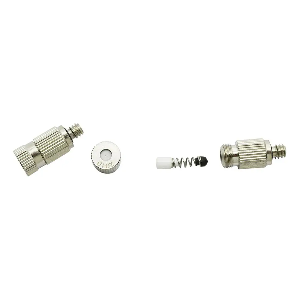 Spray Nozzle 3/16" Thread Brass Misting Nozzle Cooling landscaping Humidify fog spray head Anti-drip fine Atomization Sprayer