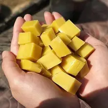 Органический чистый пчелиный воск для помада «сделай сам» принадлежности для изготовления свечей лак для мебели медовый желтый воск желтый сырой экологичный воск