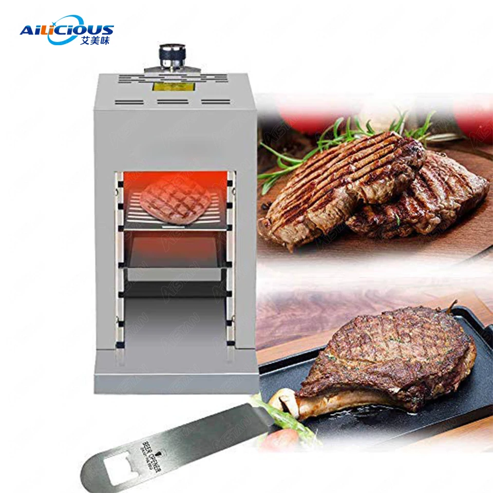 HS100 1500℉ Quick Cooking Propane Infrared Steak Grill with Foldable