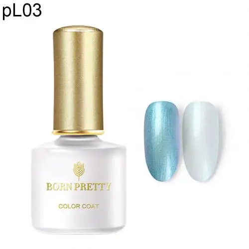 PL03 BORN PRETTY 6 мл гель для ногтей с блестками лак для ногтей Блестящий перламутровый корпус серия фототерапия лак для ногтей гель для маникюра УФ-лак - Цвет: PL03