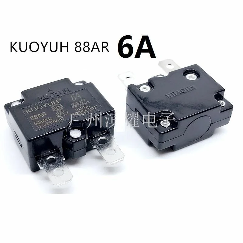 

Circuit Breakers Taiwan KUOYUH 88AR-6A Overcurrent Protector Overload Switch Automatic Reset