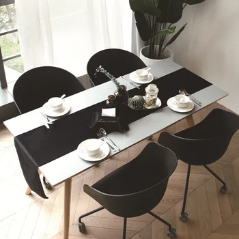 

Solid Color Table Runner Coffee Table TV Counter Cloth Simple Chinese Table Cloth Bed Flag Bed Foot Towel Table Decoration LD250