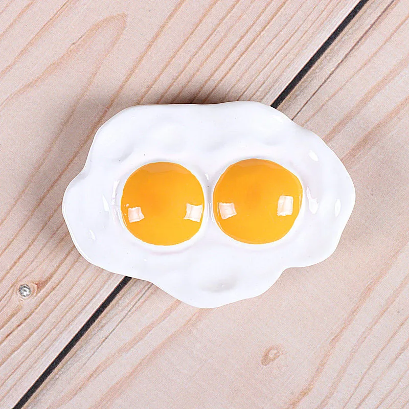 Bionic food refrigerator magnetic paste milk pan egg bread tomato refrigerator paste message stick magnet button home decoration