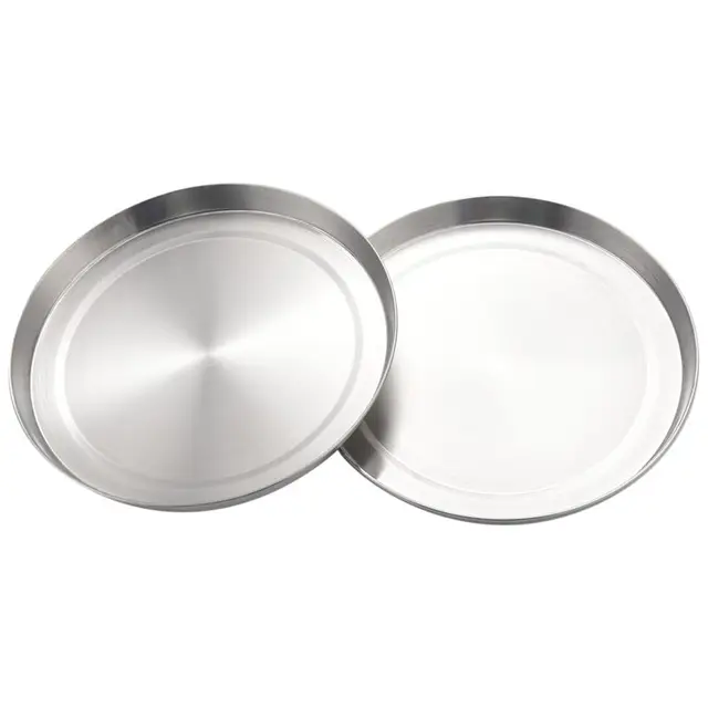 4Pcs/Set Stainless Steel Kitchen Stove Top Covers Burner Round Cooker Protection Kitchen Cookware Cover Lid Cooking Tool 2
