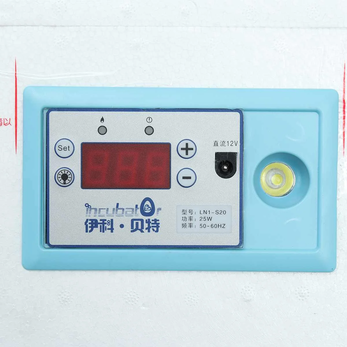 Автоматический цифровой семейный инкубатор с 20 позициями, инкубатор для курицы, птицы, инкубатор из пенопласта, инкубационные инструменты для фермы, 12 В
