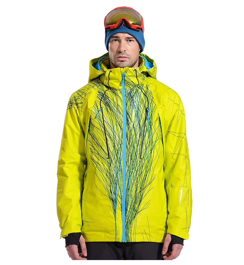 Зимняя мужская лыжная куртка, куртка для сноуборда, ветронепроницаемая, теплая, уличная, лыжная, зимняя, лыжная, мужская, Сноубордическая куртка