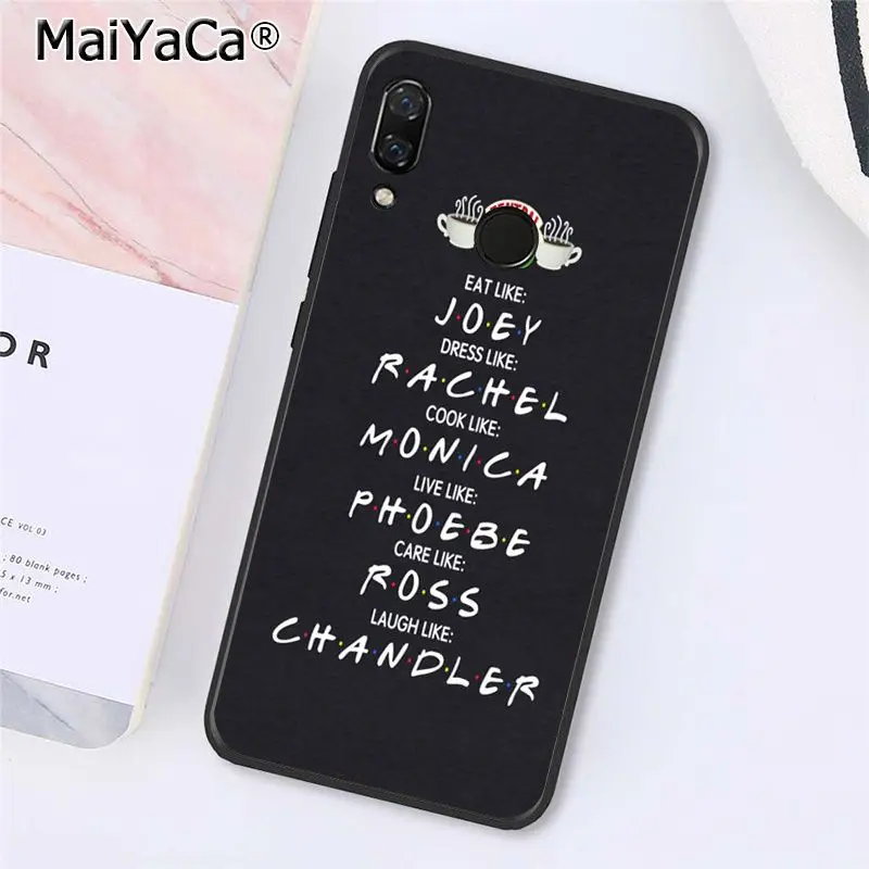 MaiYaCa Центральная кофейня Кофе с надписью ТВ шоу friends(друзья чехол для телефона для Xiaomi Redmi8 4X 6A S2 5A Redmi 5 5Plus Note7 8Pro 7A 6A