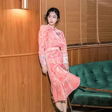 Плиссированное свободное платье с рюшами, модное весеннее платье с высокой талией и вышивкой, повседневное платье, XJ3242