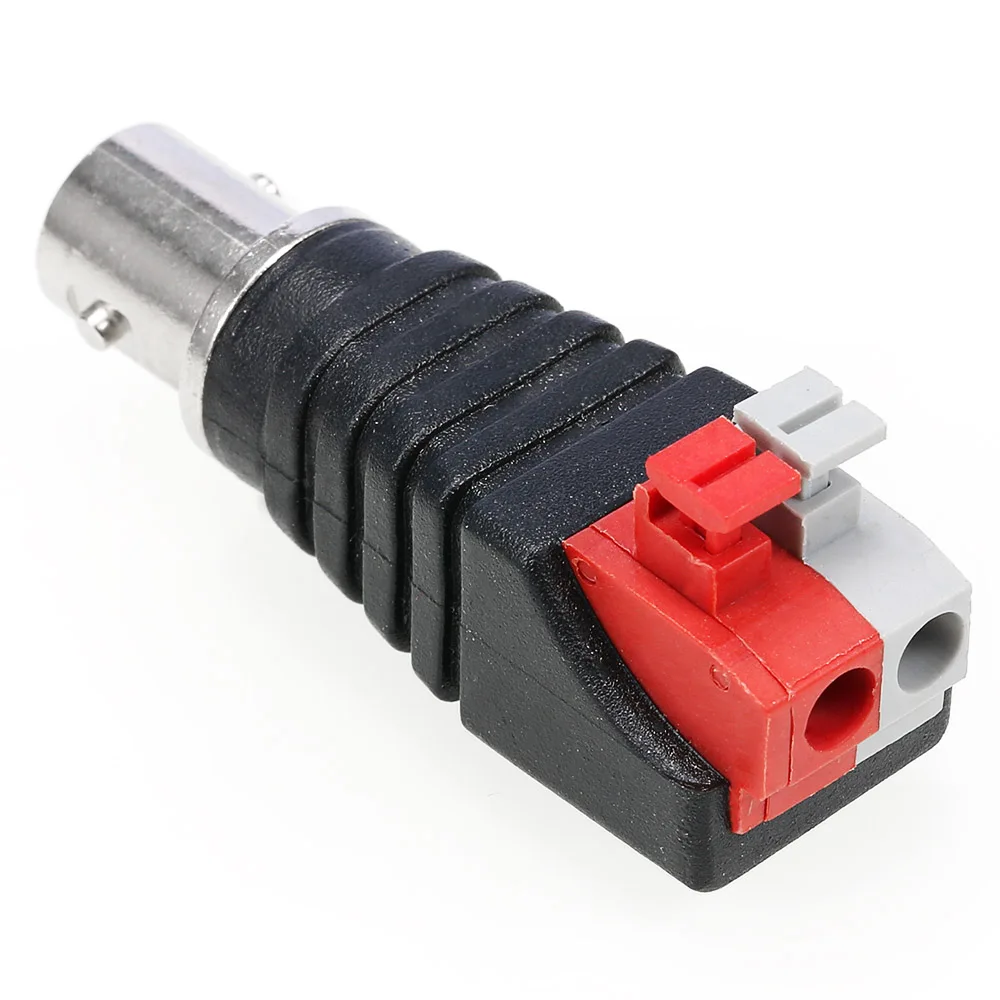 5pcs CAT5 Female to BNC Male Adapter Converter for CCTV Camera Transmission Adapter