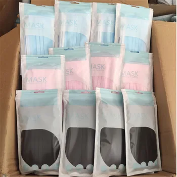 

mascarilla high quality 3 Layer Non-woven Disposable Mouth Mask Safety Mask Earloop Face Mask mascarillas maske mascherine