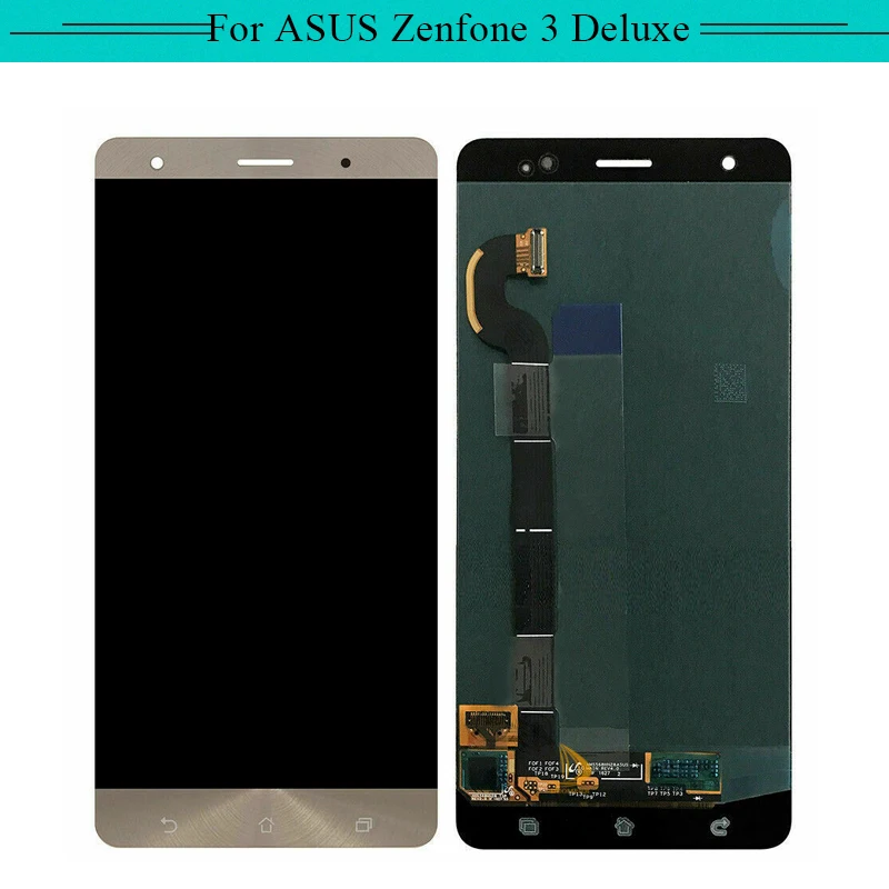 Протестировано 3 шт. для Asus Zenfone 3 Deluxe ZS570KL Полный ЖК-дисплей в сборе дигитайзер с сенсорным экраном с бесплатной доставкой