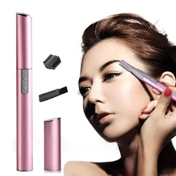 

New Design Electric Eyebrow Trimmer Makeup Painless Eye Brow Epilator Mini Shaver Razors Portable Facial Hair Remover for Women