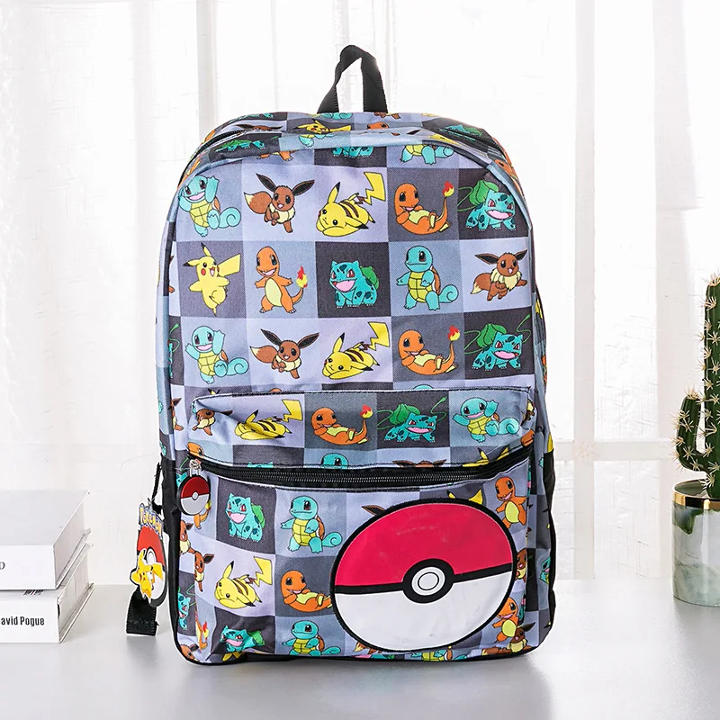 Takara Tomy Pokemon Оригинальный рюкзак с покемоном школьная сумка пепельный Пикачу