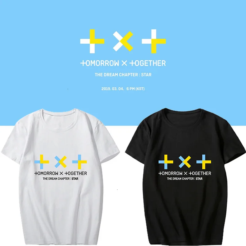 Kpop Txt The Dream Chapter Star Clothes Short Sleeve Men And Women Summer T Shirt Tshirt Buy At The Price Of 15 55 In Aliexpress Com Imall Com