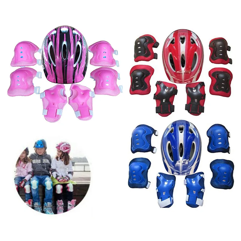 Elbow & Knee Pads Roller Skating Protector Set Boys Girls Kids Skate