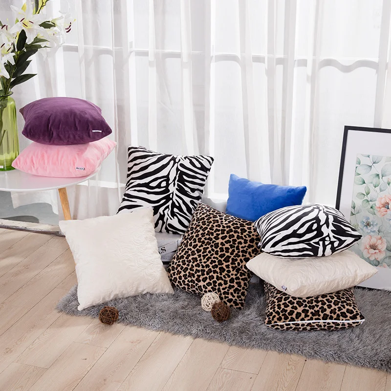 Mlily подушка из пены с эффектом памяти, леопардовая расцветка, Зебра, полоса, медленный отскок, подушка для дивана, стула, подушка для спины